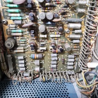 Close-up of the low-voltage power supply board